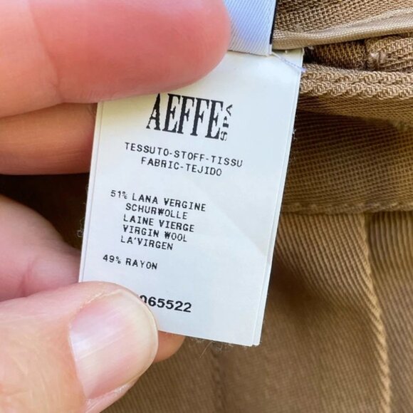 Moschino Khaki Wool Blend Riding  Trousers, size 6 - Picture 4 of 10